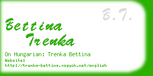 bettina trenka business card